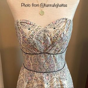 *Host Pick!* Strapless Anthropologie Dress